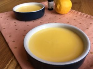 Crème au citron diététique